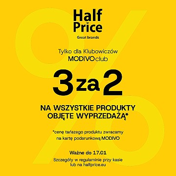 Akcja 3za2 w HalfPrice!