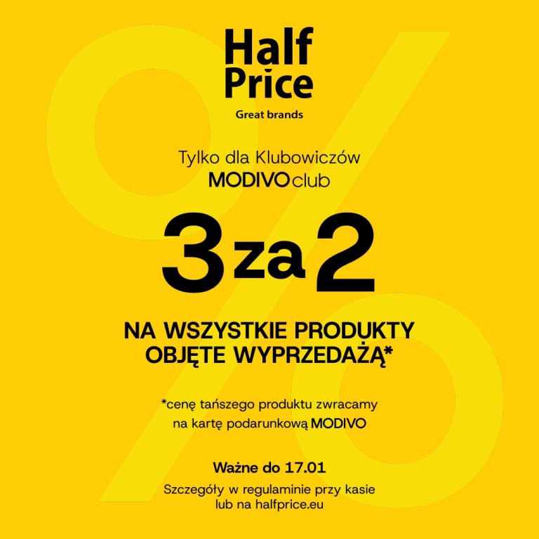 Akcja 3za2 w HalfPrice!